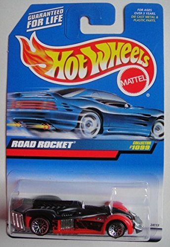 Amazon.com: Hot Wheels Black/RED Road Rocket #1099 Silver Wire